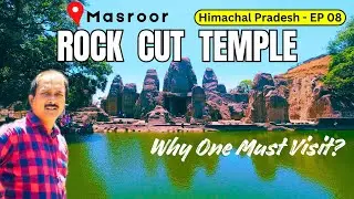 EP-08: Masroor Rock Cut Temple From Dharamshala - A MUST In Himachal Trip 🛕 Places Near Dharamshala