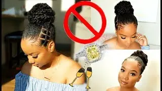 Is your NATURAL HAIR APPROPRIATE for Weddings OR Formal Events??? | Easy Updo
