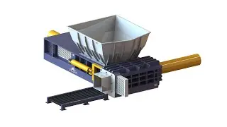 China Supplier Alu Cans Tins Baler With Conveyor