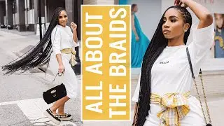 All About The Braidssss -- Must have BOMBBB Knee Length Knotless Braids | JaLisaEVaughn