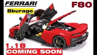 Coming soon NEW FERRARI F80 - Corsa Red - 1.18 Scale by Bburago Signature