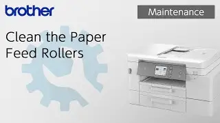 Clean the Paper Feed Rollers [Brother Global Support]
