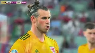 Garath Bale awful penalty miss (Wales v Turkey) Euro 2021
