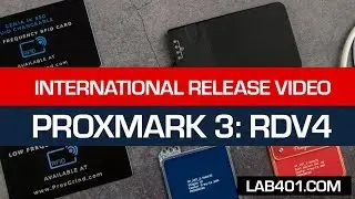 The Proxmark 3 RDV 4 - presentation video by lab401.com