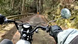 ヤマハミニトレGT50で峠を戻ります〜