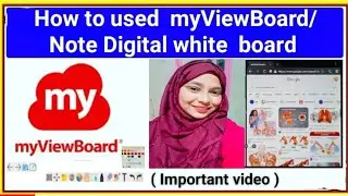 How to used myViewBoard /Note Digital white board # all information.