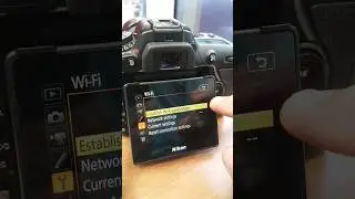 Turn On wifi Bluetooth Nikon D7500 #asmr #fypシ #trending #satisfying #viral
