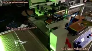 Triangle Ruler Screen Printing Machine