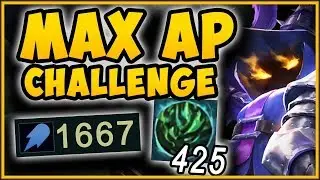 ACHIEVE MAX POSSIBLE VEIGAR DMG WITH THIS CHALLENGE! MAX AP VEIGAR TOP CHALLENGE! League of Legends