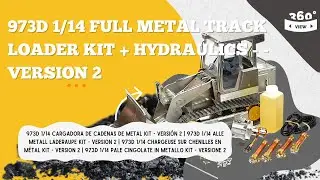 973D 1/14 Full metal Track Loader KIT + Hydraulics - VERSION 2