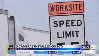 INDOT to deploy speed cameras in Hancock County I-70 construction zone