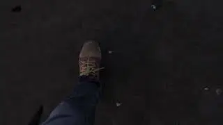 Walking foot slow motion - Copyright Free Video