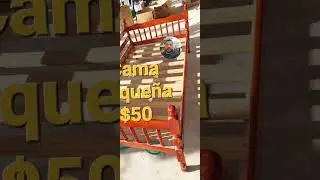 Venta de patio recamara. Cama Queen en $100.00, cama 3/4 con barandales en $50 y