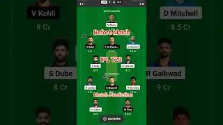 Che vs RCB Match Prediction 🔥#match #cricket #shorts