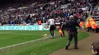 Newcastle United v Aston Villa 90min corner Moussaka Sissoko