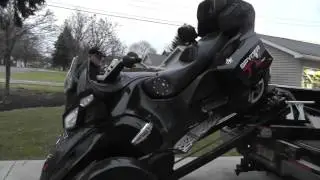Power lift and ramp for Can Am Spyder