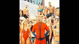 The Rock VS Zac Efron Competition | Baywatch | Fragment - slxughter (slowed)#movieedits​ #shorts