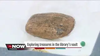 Taking a tour of the library's hidden vault