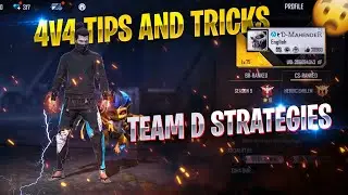 How to Win 4v4 Custom Tips and Tricks | Team D Strategies Revealed 😯