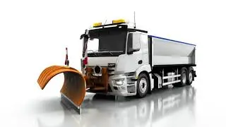 Sunfab application example - Snowplough Truck