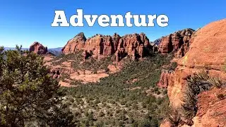 Merry Go Round Rock, Van Deren, Cabin, & Some Bush Whacking At HS Canyon Trail/ Sedona AZ
