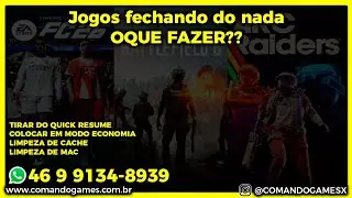 Jogos Parentais fechando do nada - O que fazer??