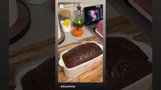 Chocolate cake with ice cream #everyone #chocolatecake #icecream #cooking # therapy #chocolate chip
