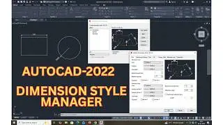 AUTOCAD 2022 DIMENSION STYLE MANAGER/ DIMENSION STYLE AUTOCAD.