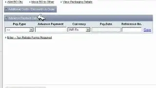 Sales SOrder AdvancePayment
