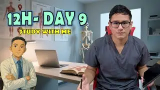 🔴 LIVE: 12H Study With Me (50/10)✍🏻Doctor Studying for Residency | Estudia conmigo (Deep Focus)🕯️🩺