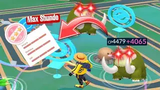 ✅ &ldquo;OMG! I Got a MAX Shundo Mamoth in Pok&eacute;mon GO! 💯❄️🐘 #pokemon #pokemongo #shinypokemon