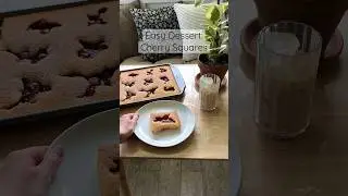 Easy Baking Recipes - Cherry Squares #shorts #easydessert #baking