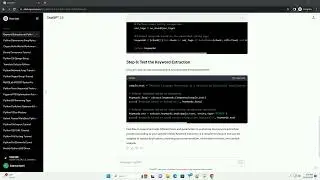 Key word extraction in Python
