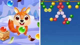 BUBBLE SHOOTER PET MATCH  FULL GAME #32 💪🍇🍉🍓| RELAX GAME FOR DAY | ANDROID/IOS