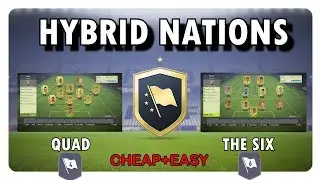 FIFA 18 / HYBRID NATIONS SBC / QUADS + THE SIX (CHEAP+EASY) #AdvancedSBC #FUT18