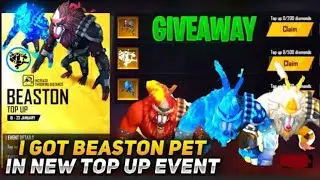 New TopUp event FreeFire 🔥 Beaston Pet free fire 😱 Beaston skin & emote 😱😱ff-Garena