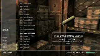Scroll of Conjure Storm Atronach