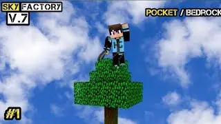 Sky factory V.7 #1 - Starting new journey with 1 tree | Minecraft pe in hindi | #viral #trending