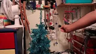 Acrylic Blue Dolphin Wind Chime Sound Test With Wireless Microphones