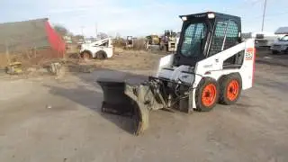 Bobcat Snow Plow Skid loader Attachment