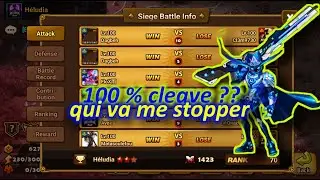 [SUMMONERS WAR - Siege G2 EU] Cleave addict, un speedrun siege rondement men&eacute;