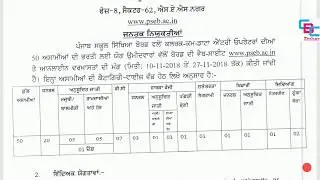 Punjab School Education Board 50 Clerk Recruitment... Notification, Syllabus & Exam Date