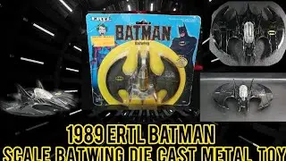 1989 ERTL BATMAN SCALE BATWING DIE CAST METAL &Tau;&Omicron;&Upsilon;