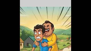 केले के छिलके ने कर दिया खेल 😆🍌Classic cartoon comedy fall scene 😂