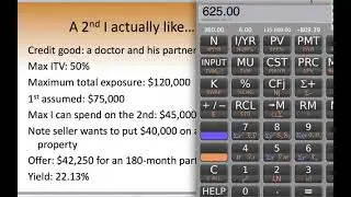 July 2012 - The 1st 2nd Deed Of Trust I've Ever Bought - How To Calculate A Partial