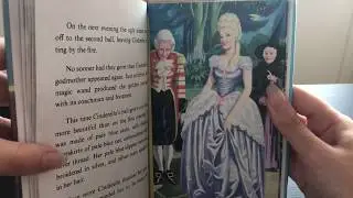 ASMR Cinderella book w Vintage pictures