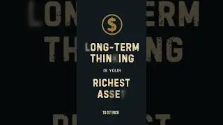 Thinking Long term is an asset #motivationalquotes #motivation #quotes #inspiration #money #bitcoin