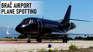 Brač Airport BWK/LDSB - 10 Minutes of Plane Spotting - 2023 Part III