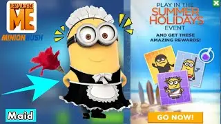 Minion Rush, New Minion, Maid Minion In SUMMER HOLIDAYS EVENT 2020 Gameplay