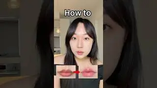 How to lips contour to get natural pouty plumpy lips#lipcontour #makeuptutorial #lipgloss #lipfiller